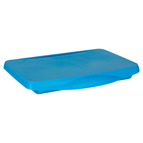 Dětský stolek do auta s úložným prostorem - modrý ~ 6