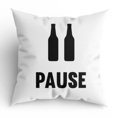 Humorný polštářek - Pause