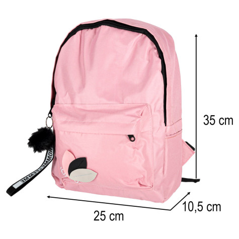 Školní batoh 35x25x10,5 cm - růžový ~ 9