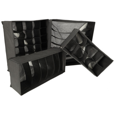 Organizér na spodní prádlo 4 ks - šedý ~ 5