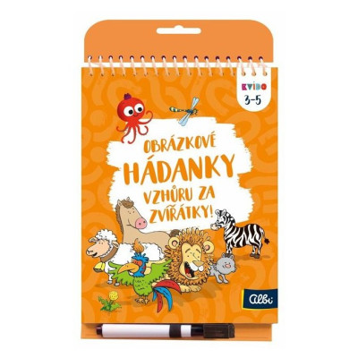 Albi Kvído - Obrázkové hádanky: Vzhůru za zvířátky