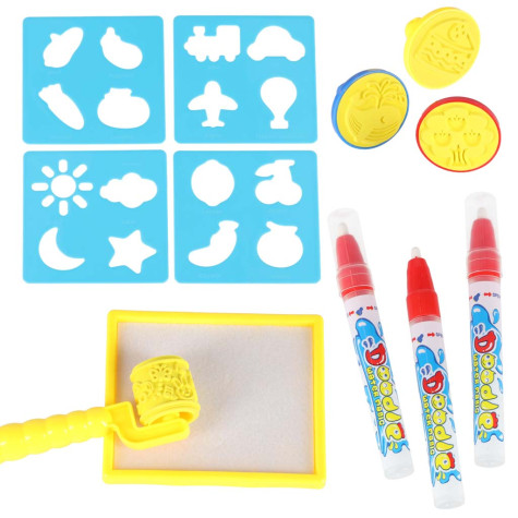 Kreativní podložka s příslušenstvím pro malování vodou 100x80cm ~ 2