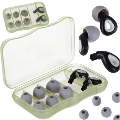 Sada silikonových špuntů do uší 3 velikosti