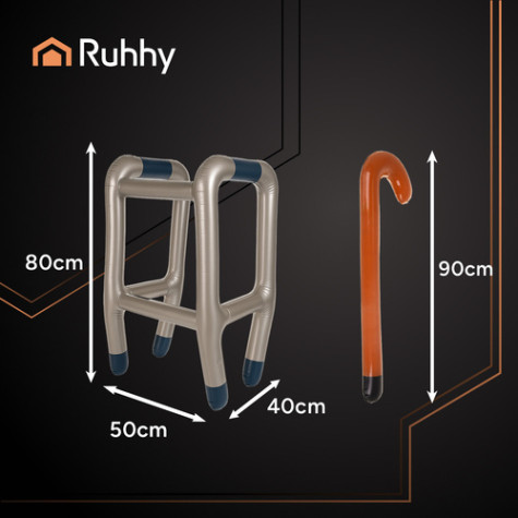 Nafukovací chodítko s holí Ruhhy 26291 ~ 8