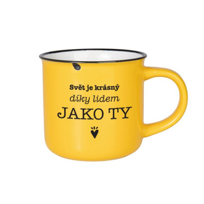 Albi Kameninový plecháček 370 ml - Svět je krásný