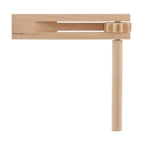 Řehtačka dřevěná 13x13cm ~ 2