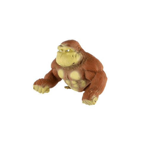 Antistresová Gorila hnědá natahovací 16 cm ~ 7