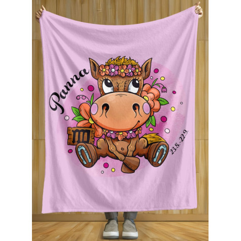 Deka 200 x 140 cm Koňská znamení - Panna ~ 2