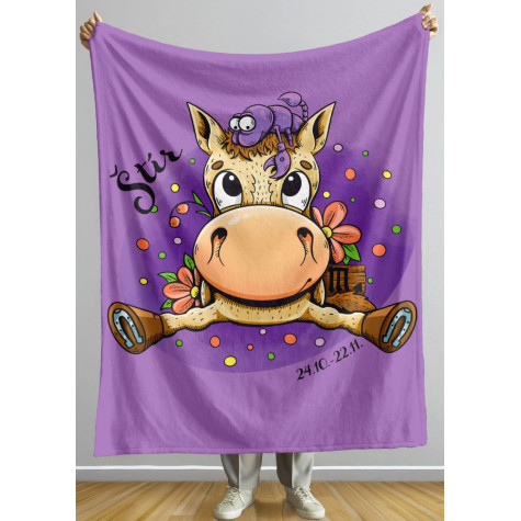 Deka 200 x 140 cm Koňská znamení - Štír ~ 2