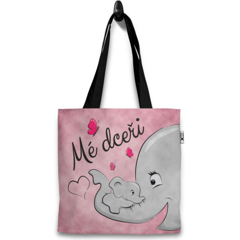 Taška 37x40cm - Mé dceři - sloni ~ 1