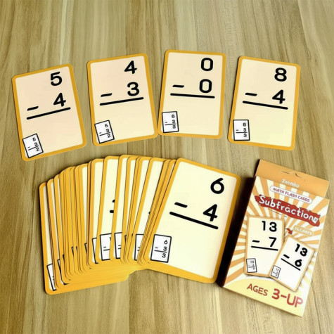 Sada matematických kartiček 36 ks  - odčítání ~ 2