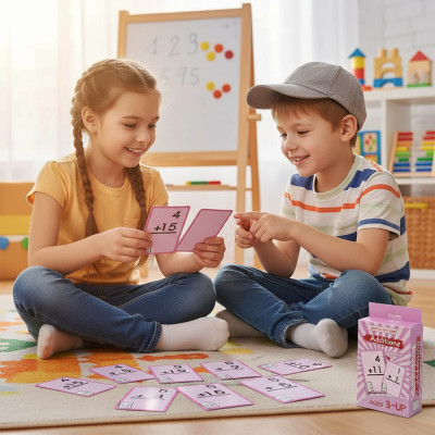 Sada matematických kartiček 36 ks - sčítání