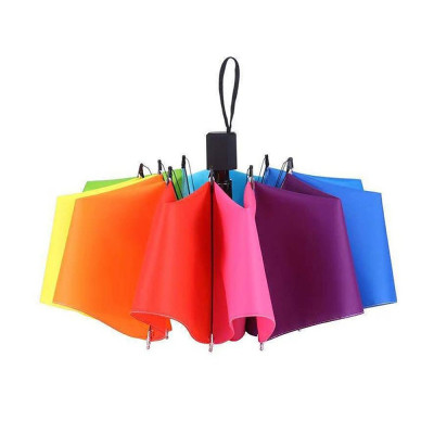 Duhový deštník skládací