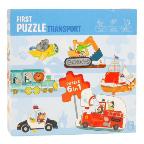 EDUkid První puzzle Doprava 6v1 ~ 1
