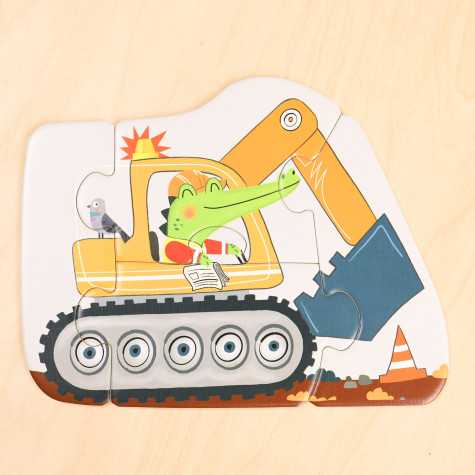 EDUkid První puzzle Doprava 6v1 ~ 6