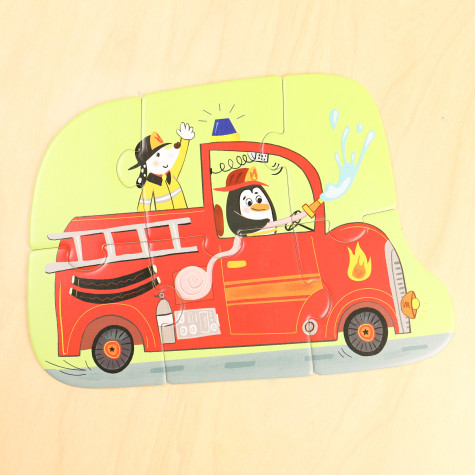 EDUkid První puzzle Doprava 6v1 ~ 9