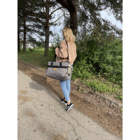 Termo taška s chladící vložkou 40L šedá Trizand 23843 ~ 3