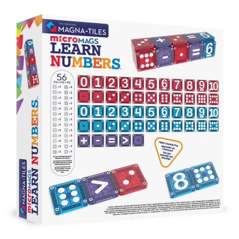 Magna-Tiles microMAGS Learn Numbers 56 dílů ~ 5