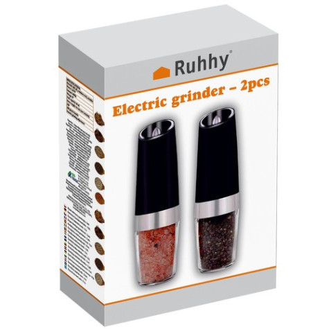 Elektrický mlýnek na sůl a pepř 2 ks Ruhhy 19558 ~ 6