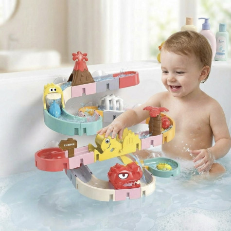 Sedola DIY Kuličková dráha do vody Dino 43 ks ~ 3