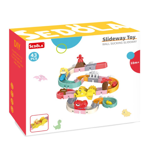 Sedola DIY Kuličková dráha do vody Dino 43 ks ~ 4