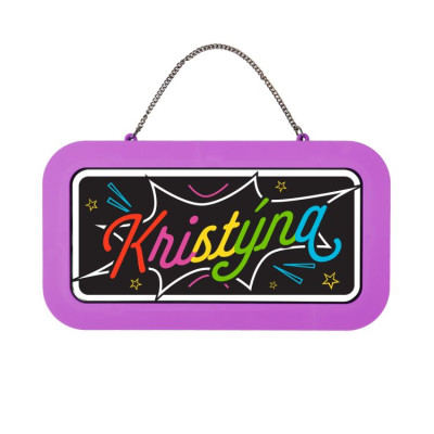 Albi Neonová cedulka se jménem - Kristýna
