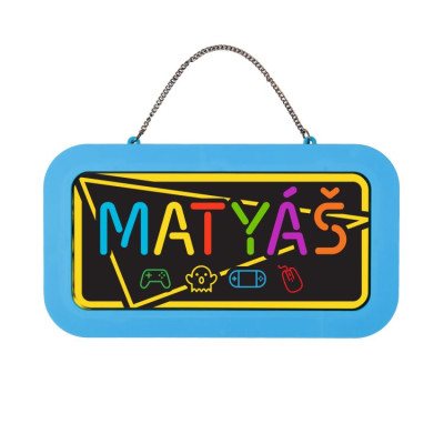 Albi Neonová cedulka se jménem - Matyáš