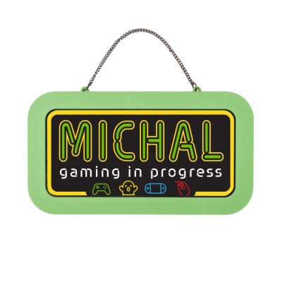 Albi Neonová cedulka se jménem - Michal
