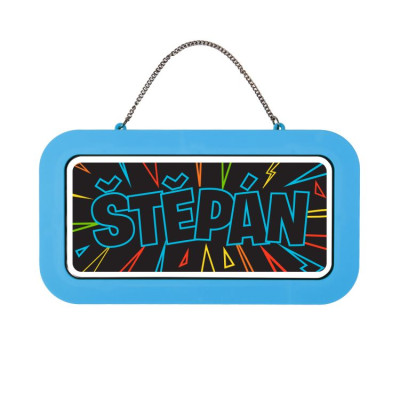 Albi Neonová cedulka se jménem - Štěpán