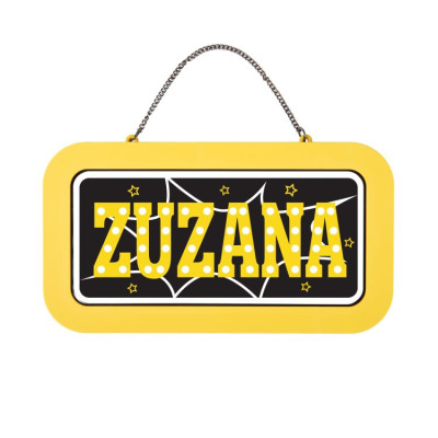 Albi Neonová cedulka se jménem - Zuzana