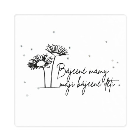 Albi Dámské tričko s kamínky - Báječné maminky - M ~ 2