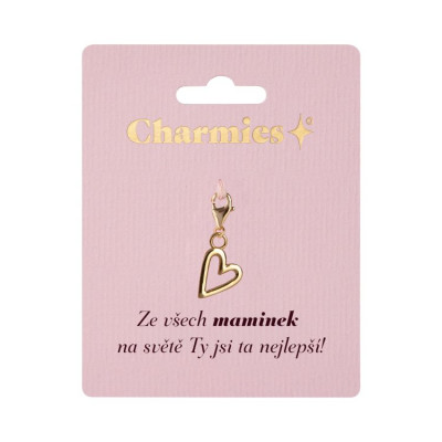 Albi Zlatý přívěsek srdce - Nejlepší maminka