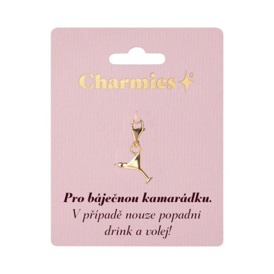 Albi Zlatý přívěsek drinku - Báječná kamarádka