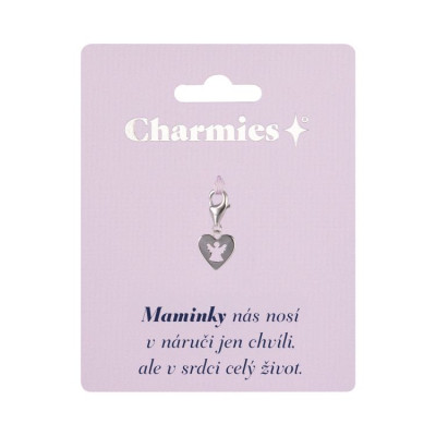 Albi Stříbrný přívěsek srdce - Maminky