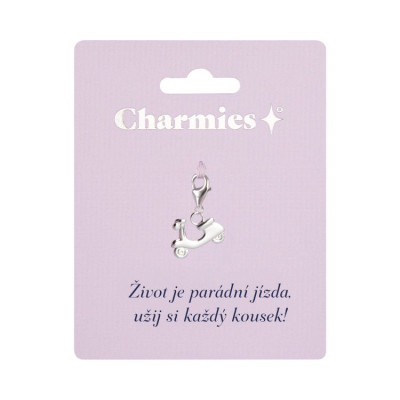 Albi Stříbrný přívěsek motorky - Život je jízda