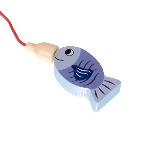 Dřevěná vkládačka hra rybaření Kruzzel 22565 ~ 6