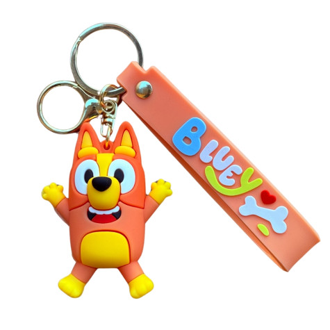 Klíčenka Bluey 7 cm - Bingo se raduje ~ 1