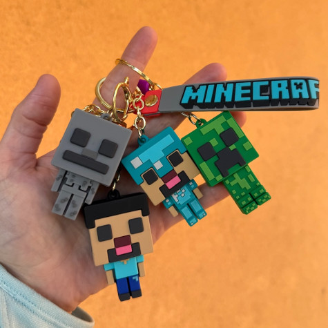 Klíčenka Minecraft 6 cm - Diamantový Steve ~ 2