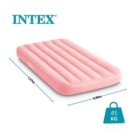Intex 66803 Matrace dětská nafukovací 88x157x18cm - růžová ~ 4