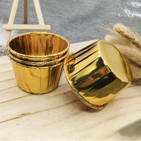 Košíčky na muffiny zlaté 50 ks Ruhhy 24376 ~ 3