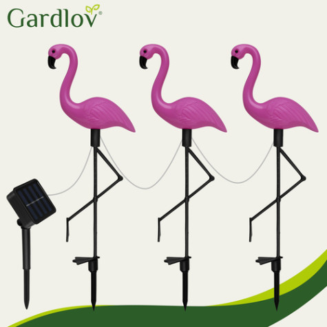 Solární zahradní lampa Plameňák Gardlov 21151 ~ 6