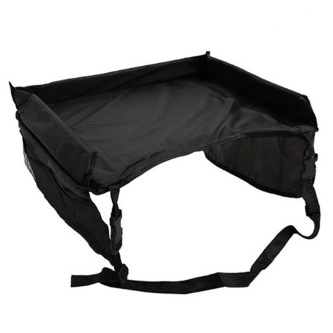 Stolek na autosedačku s organizérem - černý ~ 2