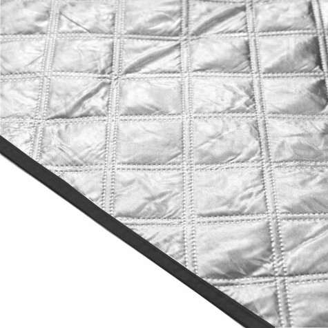 Sluneční clona na čelní okno auta 242x142cm černá ~ 5