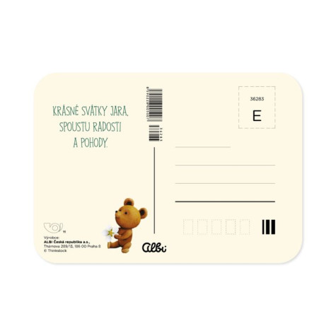 Albi Pohlednice - Zajíc s medvídkem a vejce ~ 2
