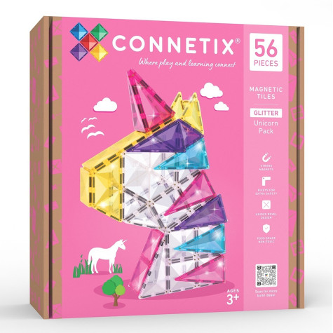 CONNETIX Glitter Unicorn Pack 56 dílů ~ 1
