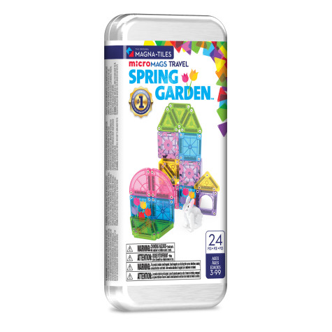 Magna-Tiles microMAGS Spring Garden Travel Set 24 dílů ~ 1