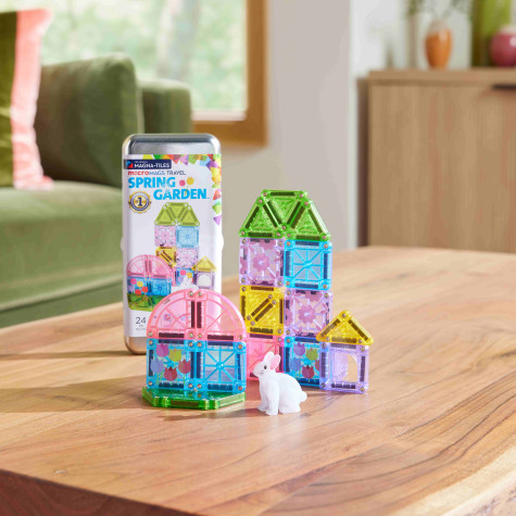 Magna-Tiles microMAGS Spring Garden Travel Set 24 dílů ~ 2
