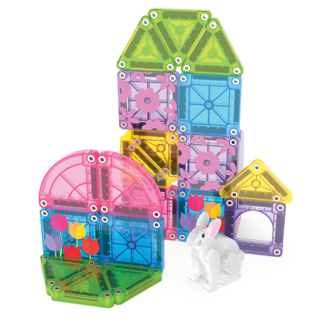 Magna-Tiles microMAGS Spring Garden Travel Set 24 dílů ~ 4