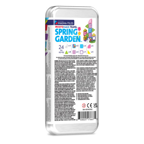 Magna-Tiles microMAGS Spring Garden Travel Set 24 dílů ~ 6