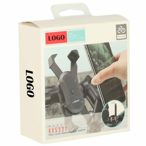 Držák mobilního telefonu na kolo černý ~ 11